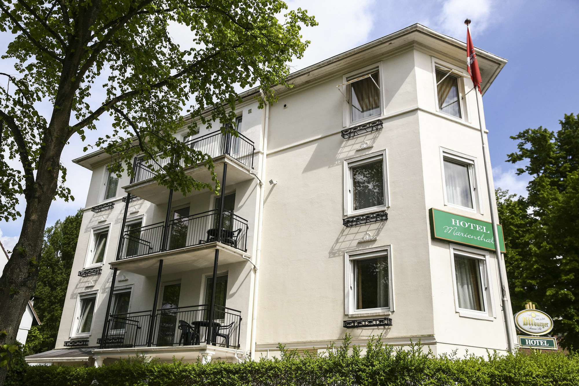 Hotel Marienthal Garni Hamburgo Exterior foto